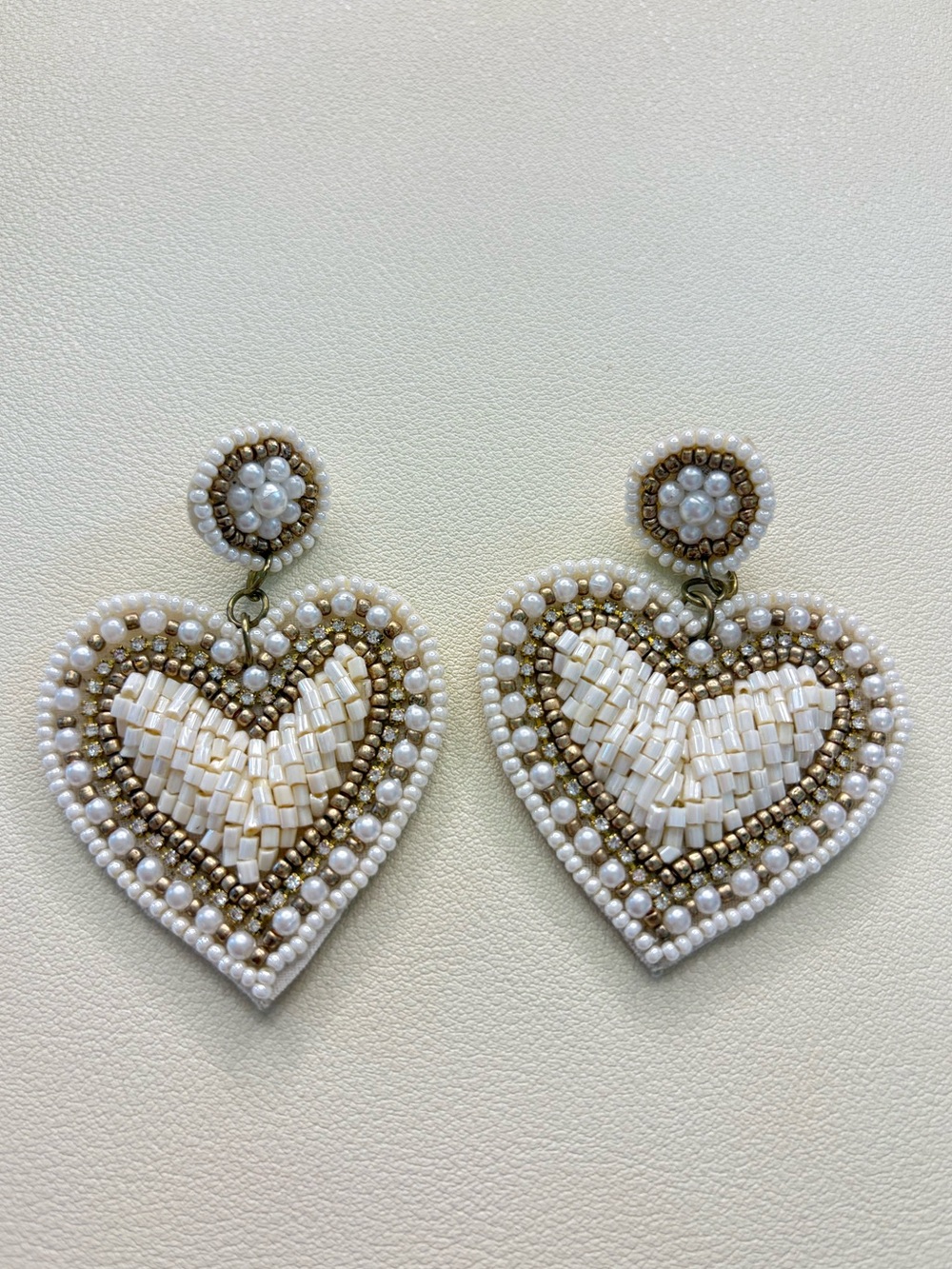 Bourbon & Bowties heart earrings